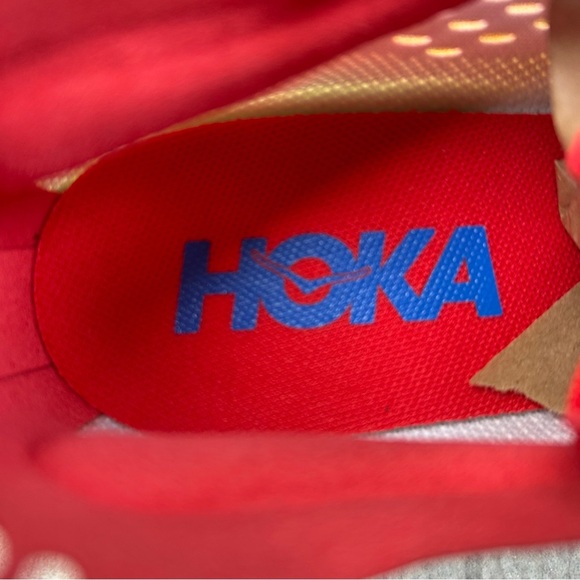 NEW Hoka One One Cielo FLYX Red Track Running Spike Shoes Women’s Size 7 & 7.5 - Picture 10 of 12